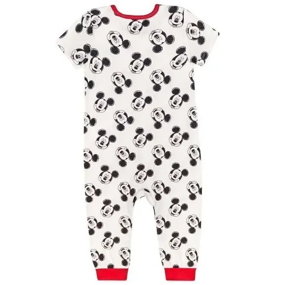 MICKEY INFANT Super Soft Hacci Knit Romper 3-pack Set - Picture 7 of 8
